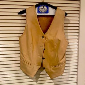 Absolutely wonderful leather vest . In EUC CONDITION. Vests are  the rave